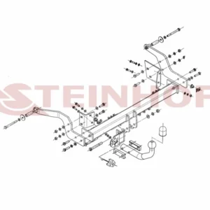 Tilhengerfeste Renault Megane I 3/5D (1995-2002) – fastmontert | Steinhof
