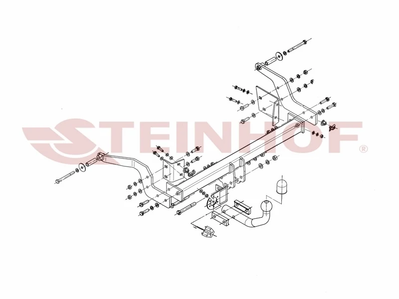 Tilhengerfeste Renault Megane I 3/5D (1995-2002) – fastmontert | Steinhof