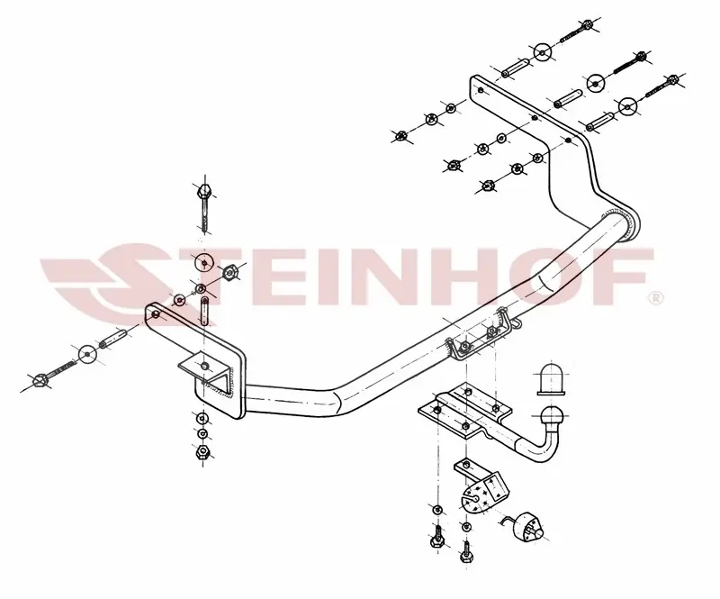 Tilhengerfeste Renault Megane I Grand Tour (1999-2003) – fastmontert | Steinhof