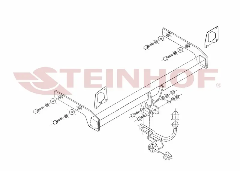 Tilhengerfeste Renault Megane II Grand Tour (2003-2009) – fastmontert | Steinhof