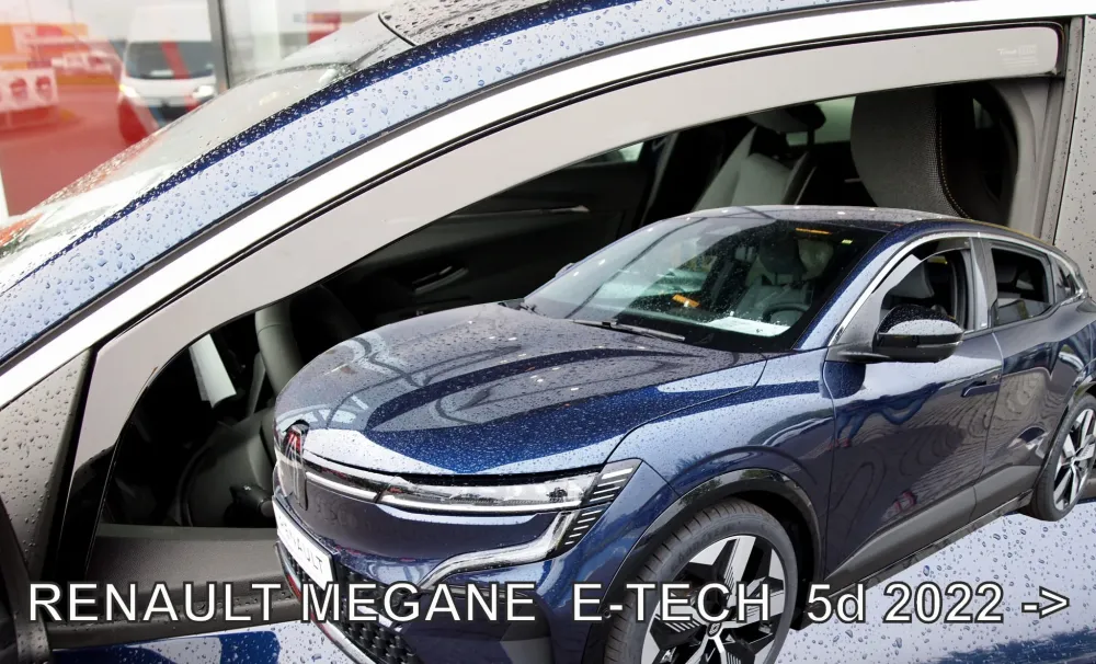 Vindavviser Renault Mégane E-Tech 2021→ sett 2 stk. – PMMA Plexiglass | Heko