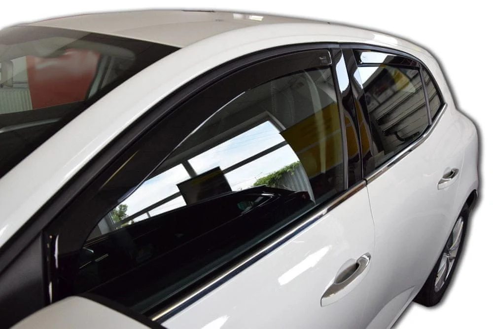 Vindavviser Renault MEGANE IV HATCHBACK 5-dørs 2016→ sett 4 stk. – PMMA Plexi | Heko