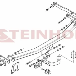 Tilhengerfeste Renault Scenic (2003-2009) – fastmontert | Steinhof