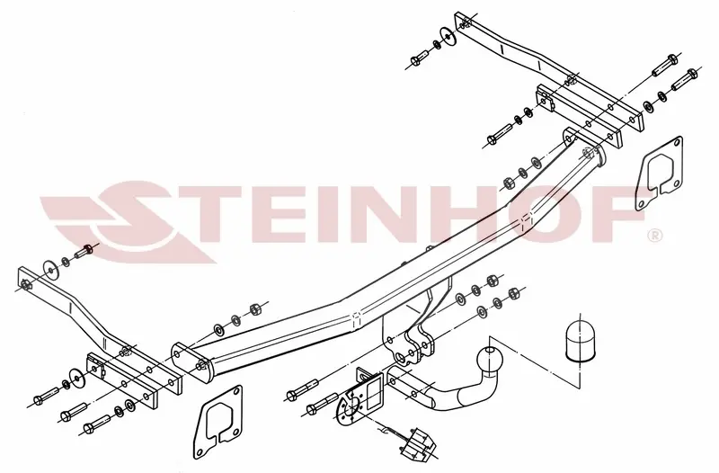 Tilhengerfeste Renault Scenic (2003-2009) – fastmontert | Steinhof