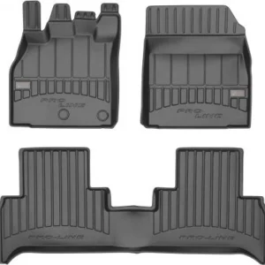 Gulvmatter Renault Scenic III / GRAND SCENIC III (2009-2016) – 3D Premium med sidekant | Frogum
