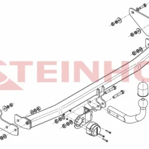 Tilhengerfeste Renault Twingo II 3D (2007-2011) – fastmontert | Steinhof