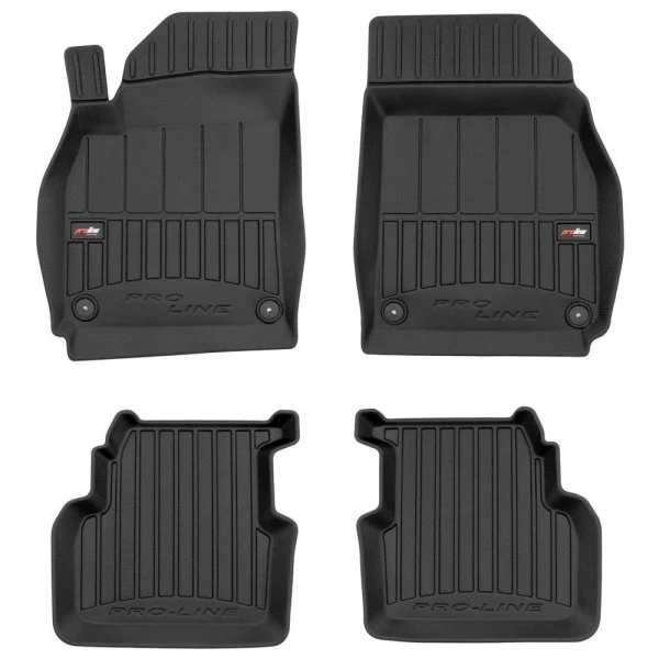 Gulvmatter Saab 9-3 II (2002-2015) – 3D Premium med sidekant | Frogum