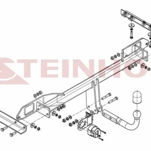 Tilhengerfeste Saab 9-5 II (2010-2012) – fastmontert | Steinhof