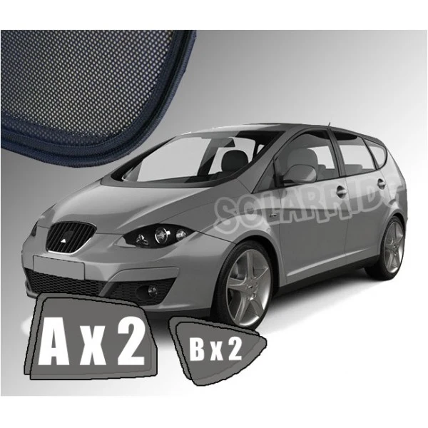 Solskjerm Seat Altea XL (2006-2015) (4 stk)