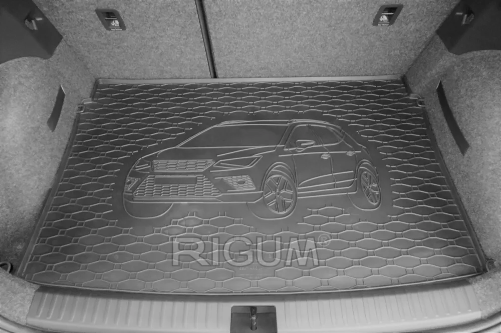 Bagasjeromsmatte Seat Arona (2017-) – Luktfrie Gummi | Rigum