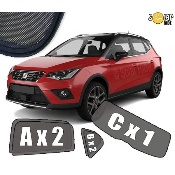 Solskjerm Seat Arona (2017-) (5 stk)