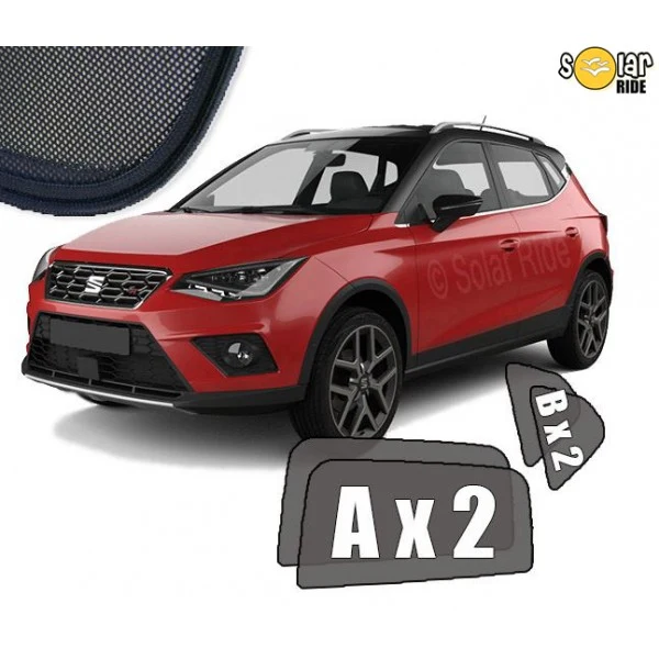 Solskjerm Seat Arona (2017-) (4 stk)