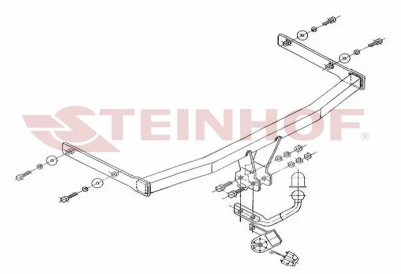 Tilhengerfeste Seat Ibiza 3/5D (2002-2008) – fastmontert | Steinhof