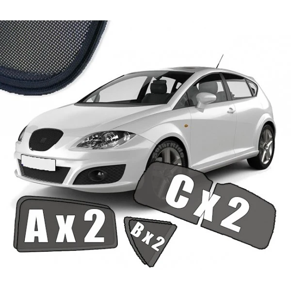Solskjerm Seat Leon II (2005-2009) (6 stk)
