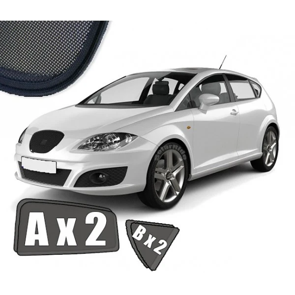 Solskjerm Seat Leon II (2005-2009) (4 stk)