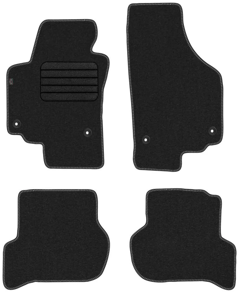 Stoffmatter Seat Leon II (2005-2008) – Premium Stoff - Textil