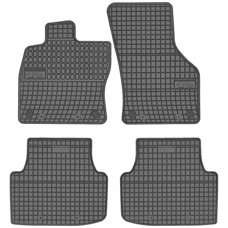 Gulvmatter Seat Leon IV (2020-) – med sidekant på 1 cm | Frogum