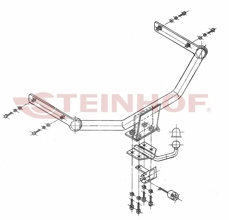 Tilhengerfeste Seat Leon I 5D (2000-2005) – fastmontert | Steinhof