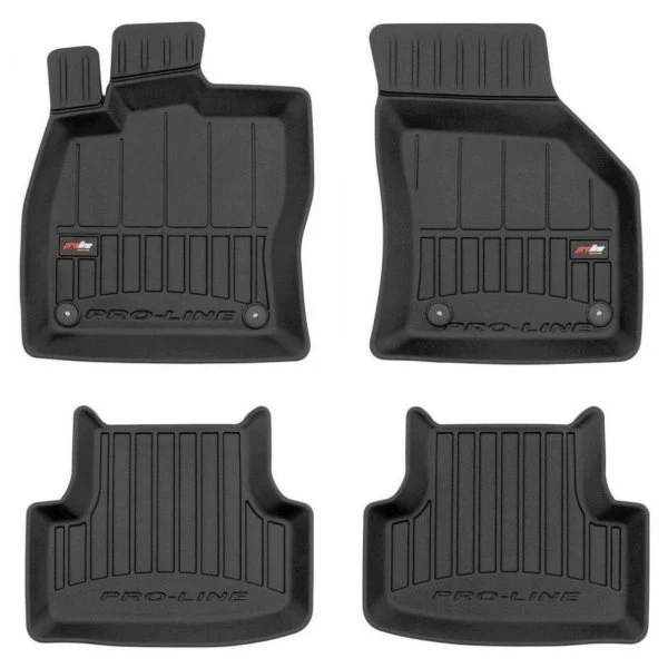 Gulvmatter Seat Leon III Cross Sport (2015-) – 3D Premium med sidekant | Frogum