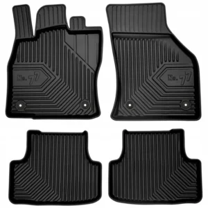 Gulvmatter Seat Leon III Cupra (2014-) – 3D Premium med sidekant | Frogum