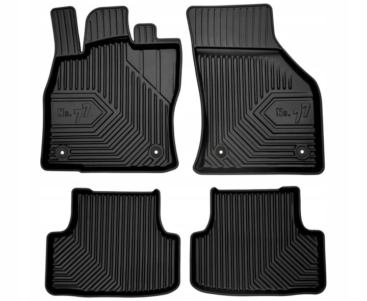 Gulvmatter Seat Leon III Cupra (2014-) – 3D Premium med sidekant | Frogum