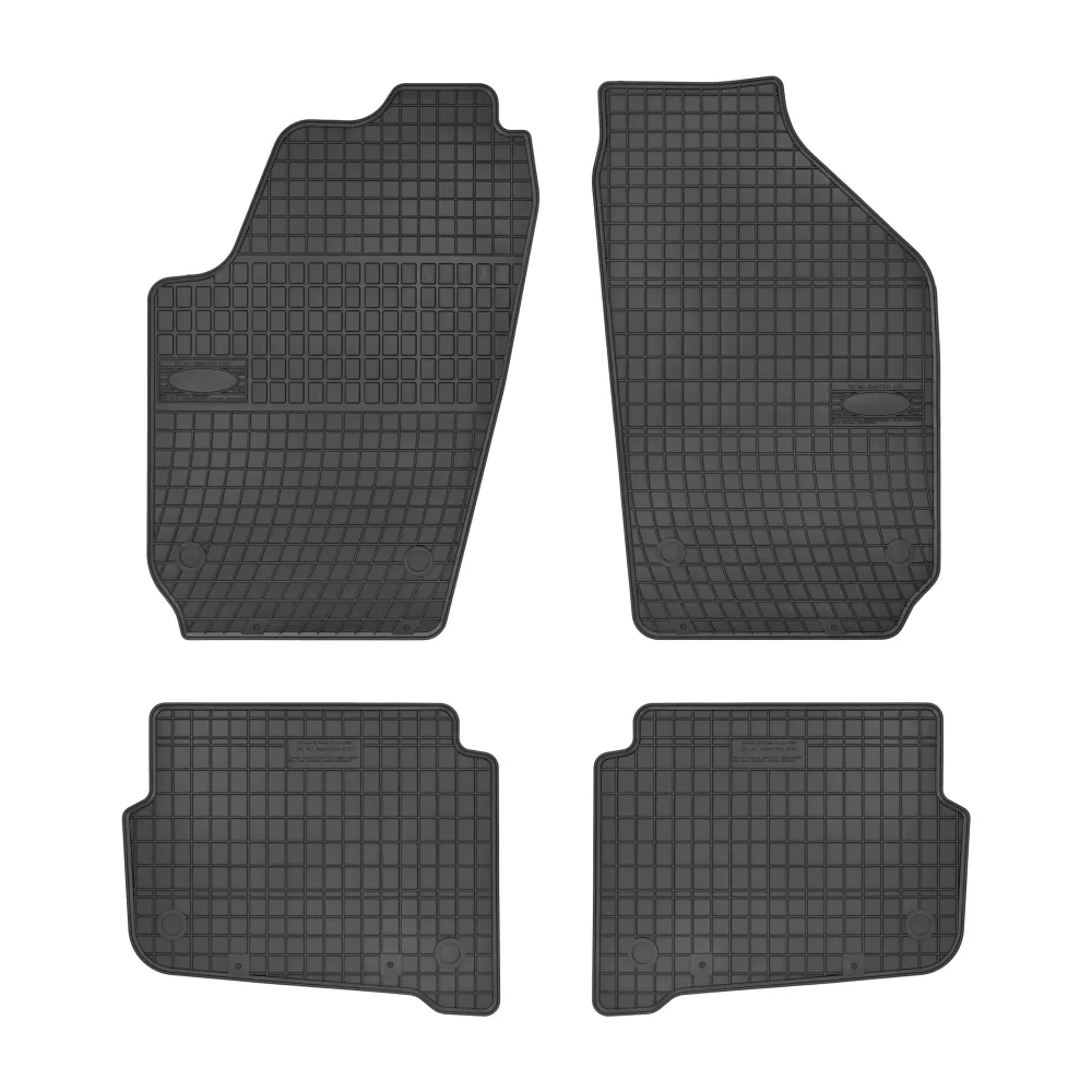 Gulvmatter Skoda Fabia I (1999-2008) – med sidekant på 1 cm | Frogum