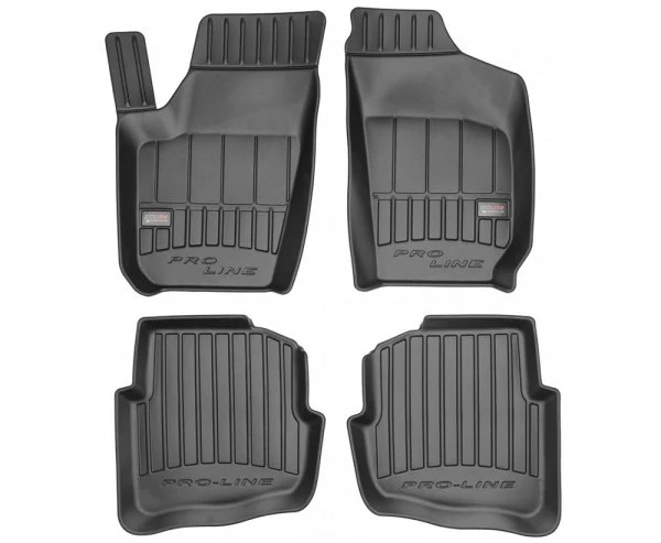 Gulvmatter Skoda Fabia I (1999-2008) – 3D Premium med sidekant | Frogum