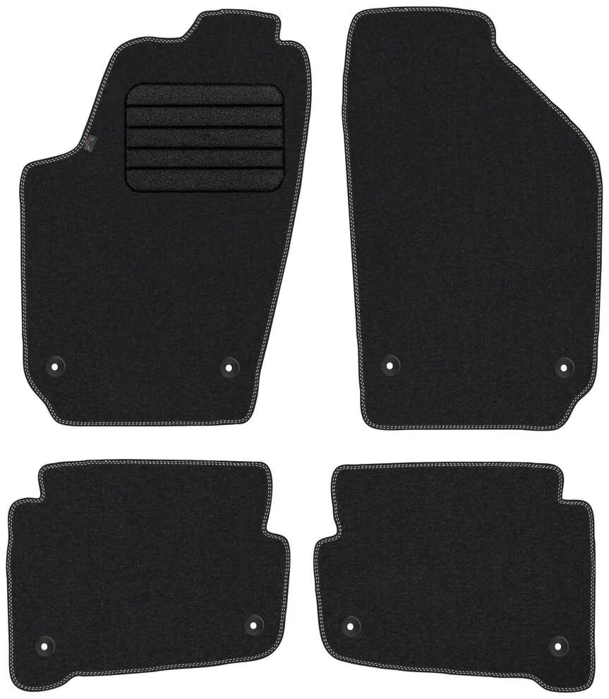 Stoffmatter Skoda Fabia I (2000-2007) – Premium Stoff - Textil