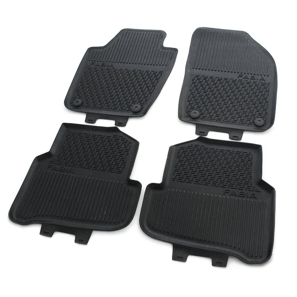 Gulvmatter Skoda Fabia III (2015-2022) – HDTE - High-density Termoplast-elastomer | VAG OEM