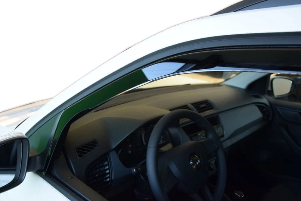 Vindavviser Skoda FABIA III 5-dørs / STV sett 4 stk. (2014-2021) – PMMA Plexi | Heko