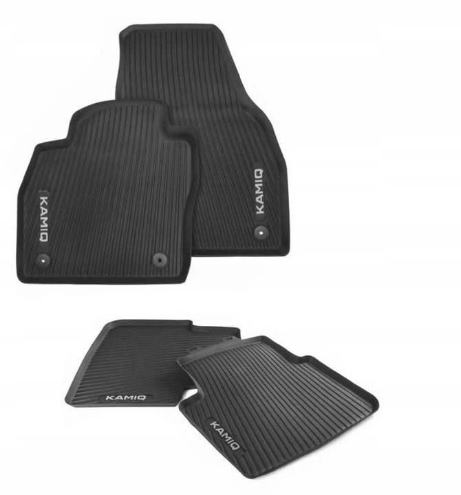 Gulvmatter Skoda Kamiq (2019-) – TPE Gummi | VAG OEM