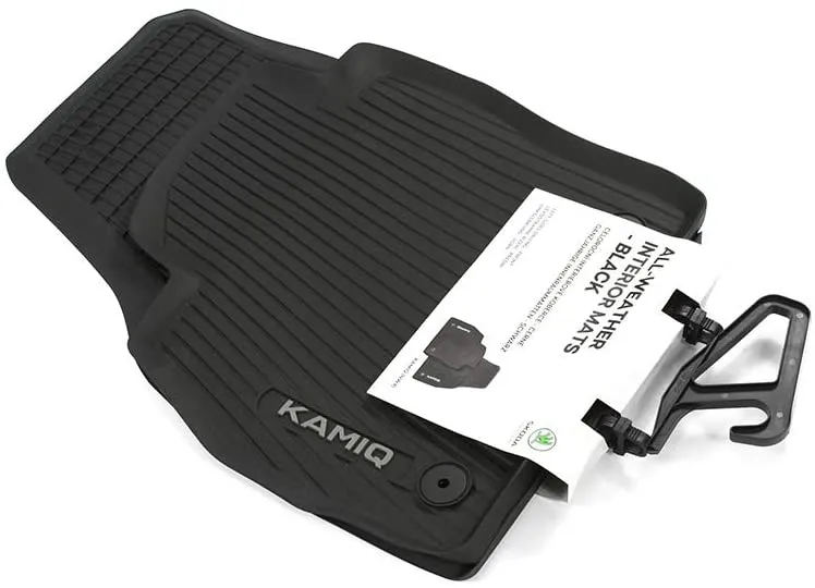 Gulvmatter Skoda Kamiq (2019-) – TPE Gummi | VAG OEM