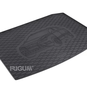 Bagasjeromsmatte Skoda Karoq (2017-) – Luktfrie Gummi | Rigum