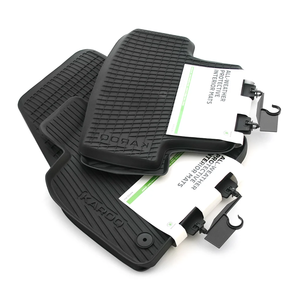 Gulvmatter Skoda Karoq (2017-) – HDTE - High-density Termoplast-elastomer | VAG OEM