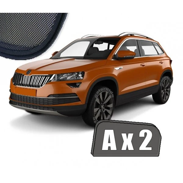 Solskjerm Skoda Karoq (2017-) (2 stk)