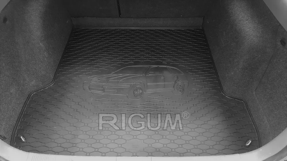 Bagasjeromsmatte Skoda Octavia I Stasjonsvogn (1996-2010) – Luktfrie Gummi | Rigum