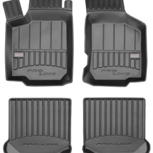 Gulvmatter Skoda Octavia I (1996-2010) – 3D Premium med sidekant | Frogum