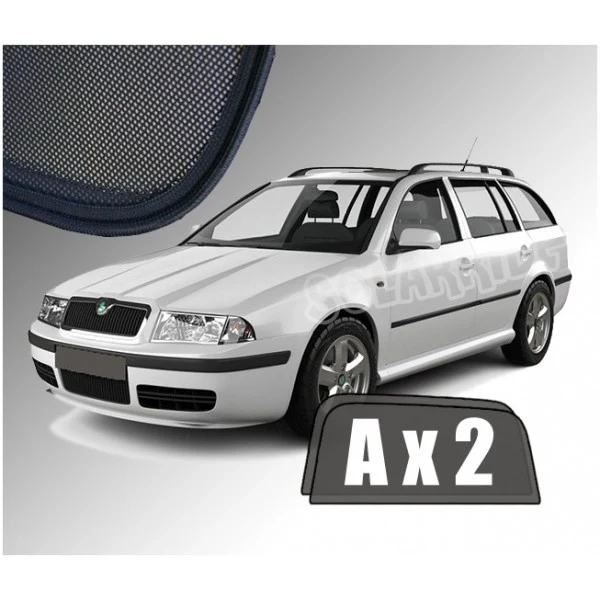 Solskjerm Skoda Octavia Stasjonsvogn I (1996-2010) (2 stk)