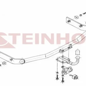 Tilhengerfeste Skoda Octavia I (4x4) Stasjonsvogn (2000-2005) – fastmontert | Steinhof