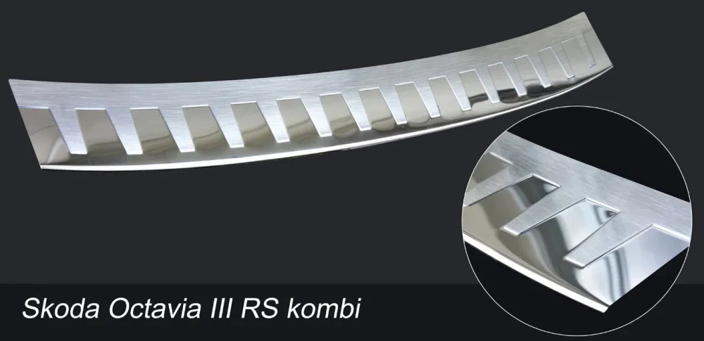 Bakfangerbeskytter Skoda Octavia III RS Stasjonsvogn (2012-2020) – Rustfritt stål | Avisa