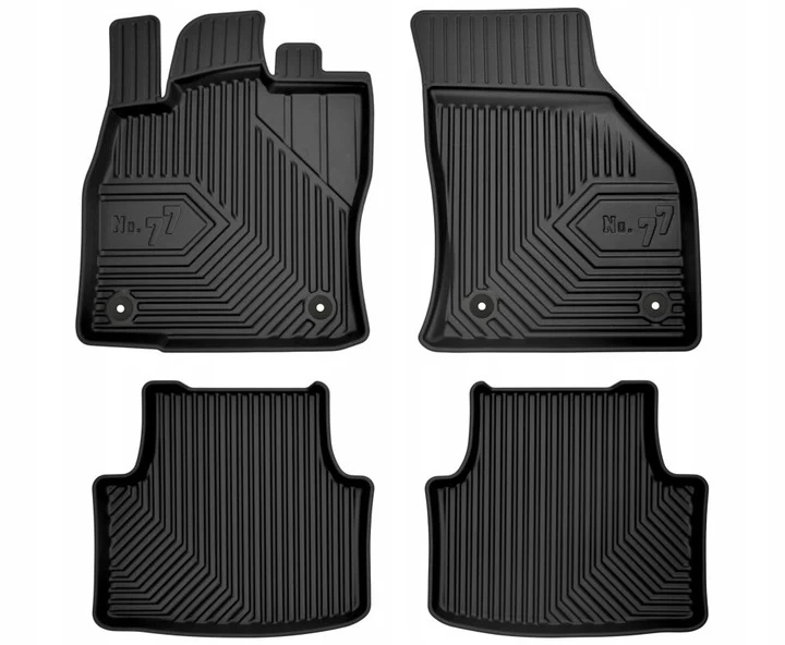 Gulvmatter Skoda Octavia III Scout / Octavia III RS / Octavia IV – 3D Premium med sidekant | Frogum