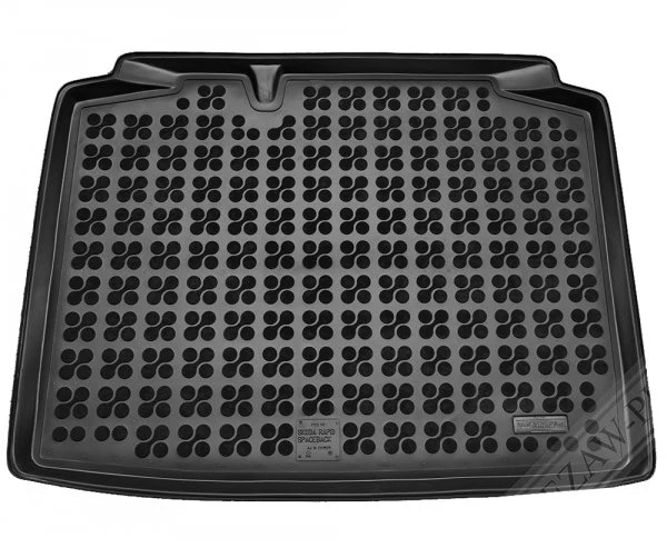 Bagasjeromsmatte Skoda Rapid (2012-2019) – TPE - Gummi | Rezaw-Plast