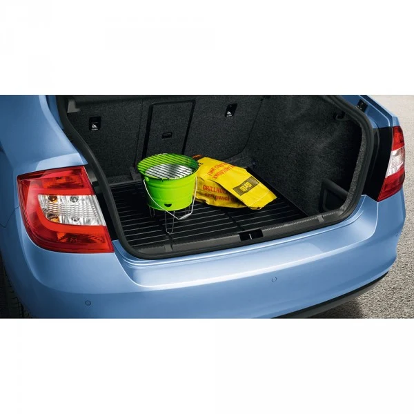 Bagasjeromsmatte Skoda Rapid Sedan (2012-2019) – TPE thermoplastic elastomer | VAG OEM