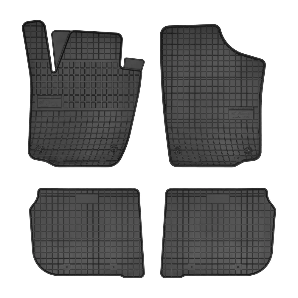 Gulvmatter Skoda Rapid (2012-2019) – med sidekant på 1 cm | Frogum
