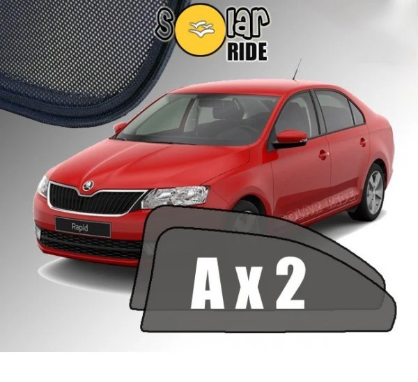 Solskjerm Skoda Rapid (2012-2019) (2 stk)