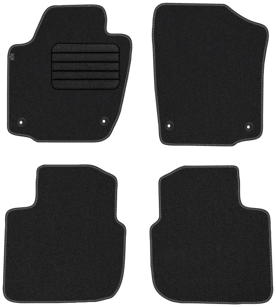 Stoffmatter Skoda Rapid (2012-2019) – Premium Stoff - Textil