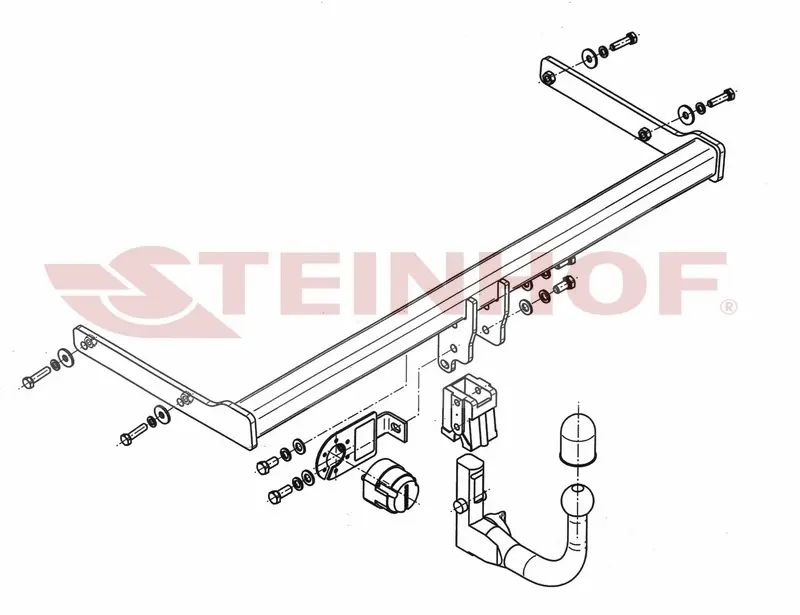 Tilhengerfeste Skoda Rapid Liftback (2012-2019) – avtagbart | Steinhof
