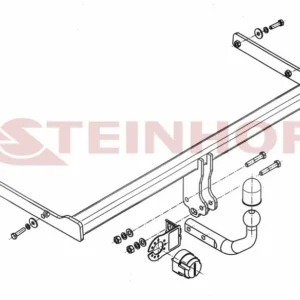 Tilhengerfeste Skoda Rapid Liftback (2012-2019) – fastmontert | Steinhof