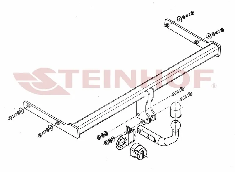 Tilhengerfeste Skoda Rapid Liftback (2012-2019) – fastmontert | Steinhof