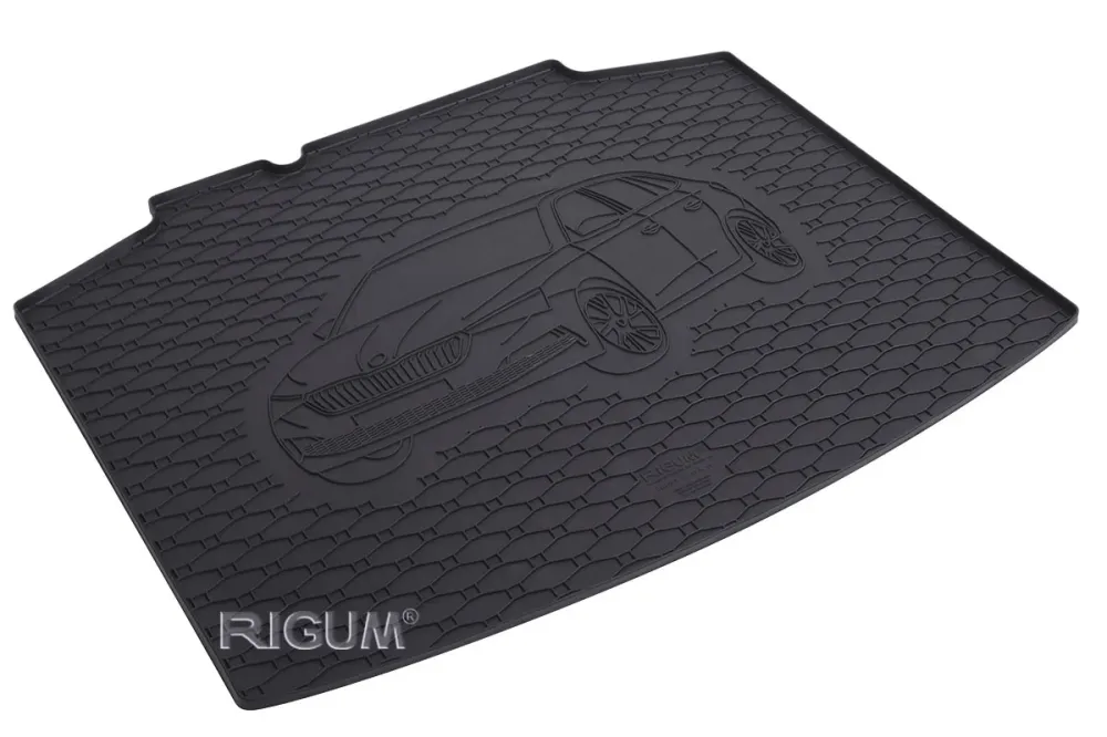 Bagasjeromsmatte Skoda Scala (2019-) – Luktfrie Gummi | Rigum